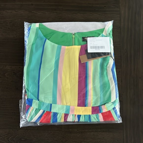 Maree Pour Toi Plus Brenda Stripe Midi Dress. NWT - Picture 4 of 12